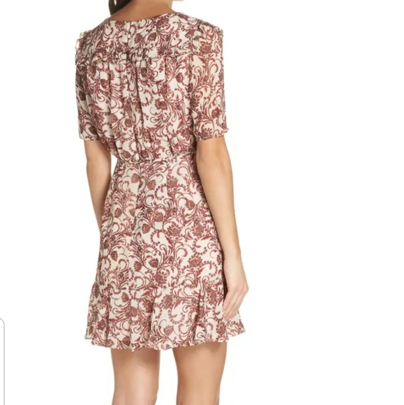 BB DAKOTA Paisley Surplice Wrap Dress - Picture 2 of 8